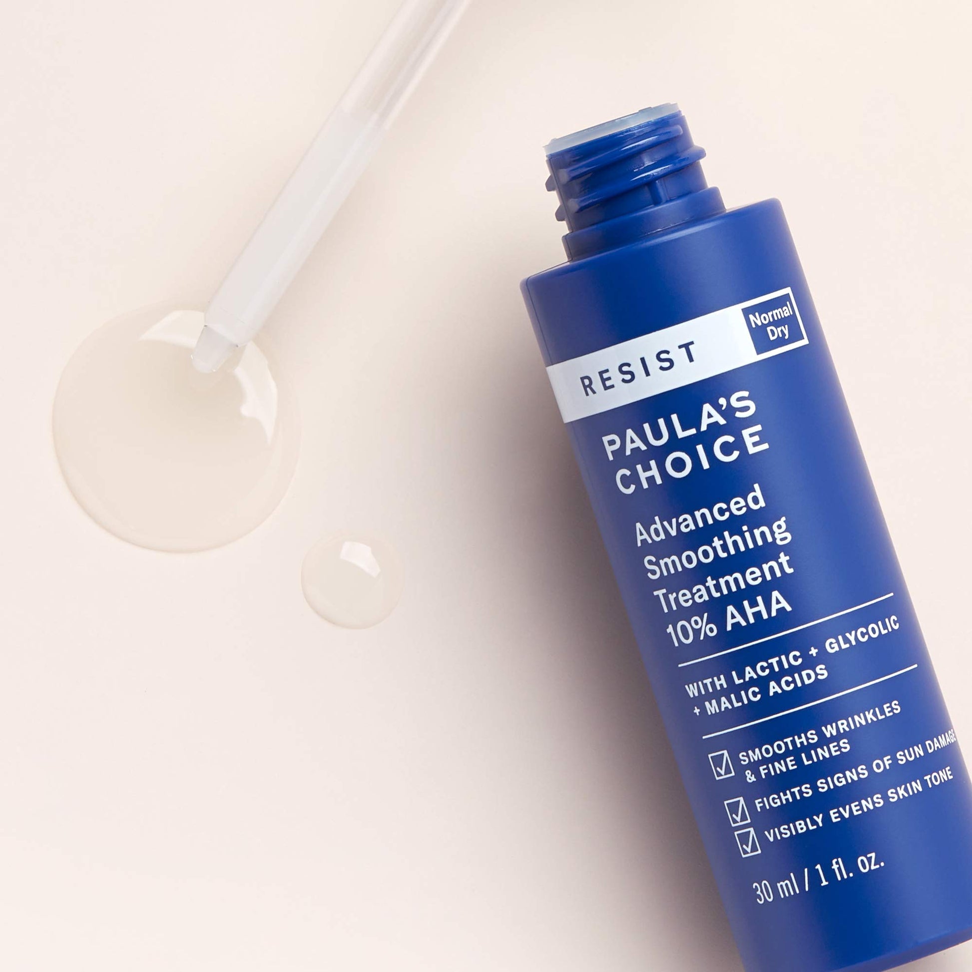 Paula's Choice RESIST Advanced Smoothing Treatment 10% AHA Serum, Glycolic Acid Exfoliator
