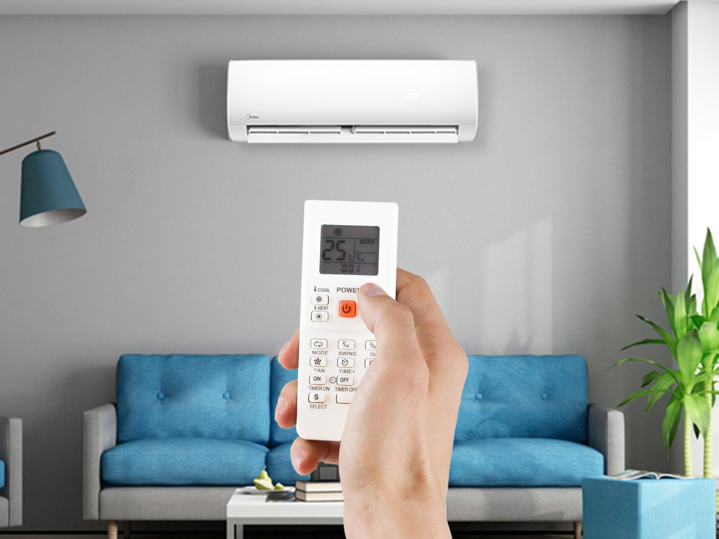 LIDERT Control Aire Acondicionado Universal Remplazo Compatible con Mirage, York, LG, Samsung Programación Automática, Compatibilidad Directa para más de 1000 Marcas Control Expert