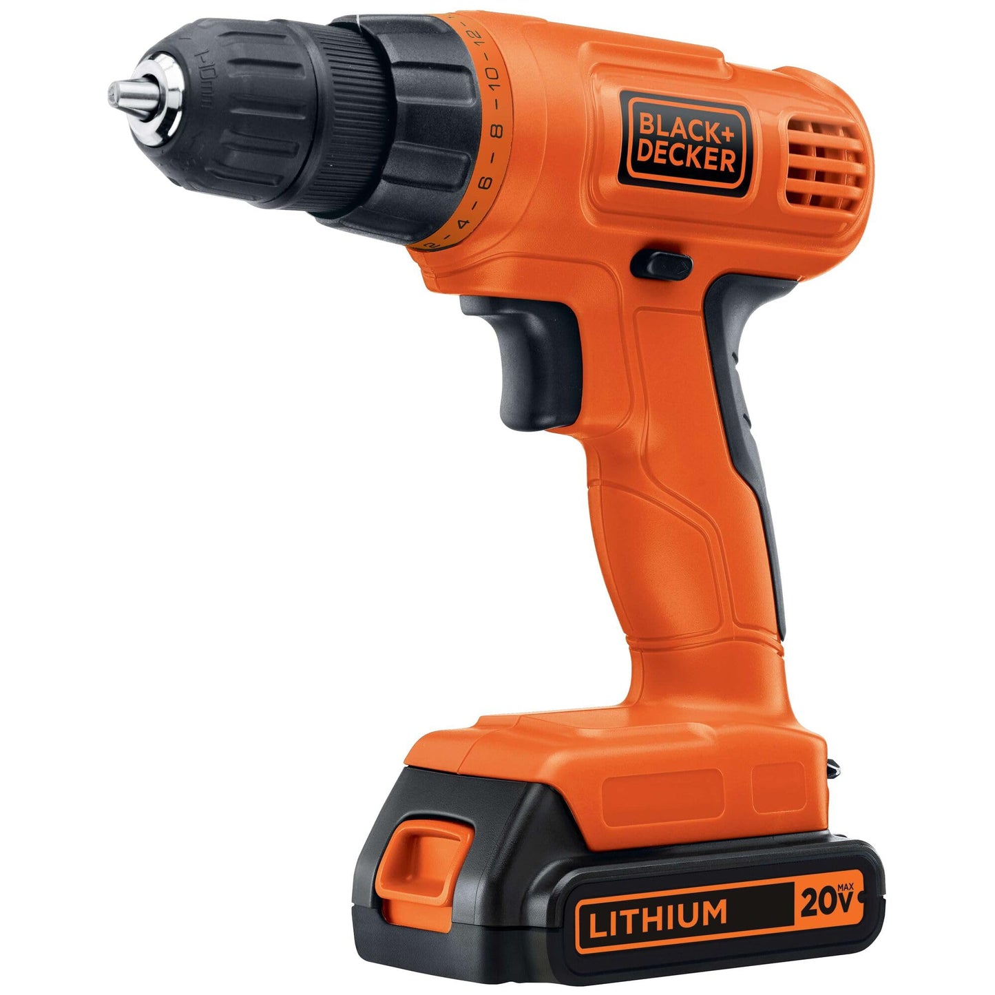 BLACK+DECKER 20 V MAX* POWERECONNECT Taladro/desarmador inalámbrico + 30 piezas. Kit (LD120VA).