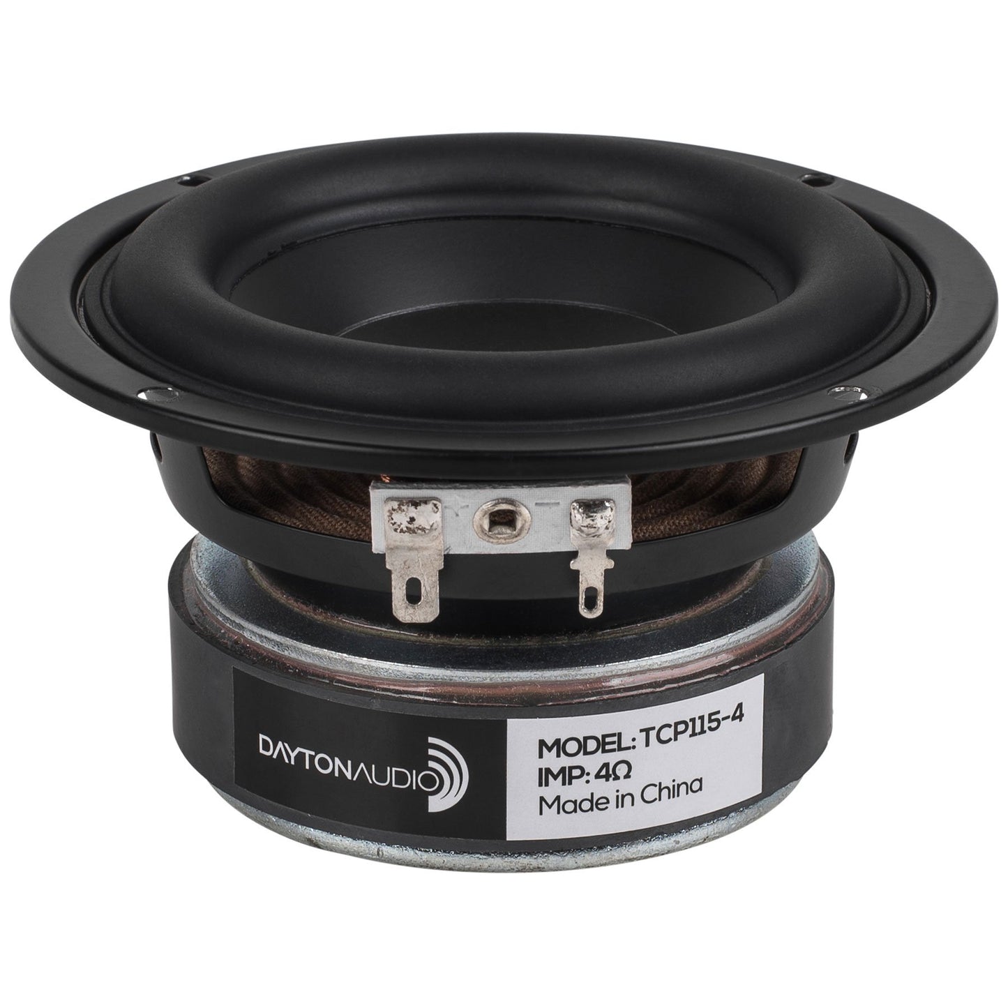 Dayton Audio TCP115-4 - Woofer de cono de papel tratado de 4 ohmios