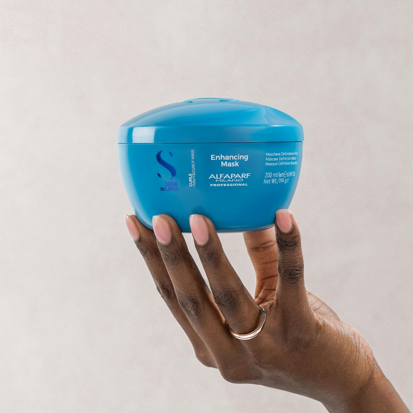 Mascarilla Hidratante Alfaparf Milano Semi di Lino para Cabello Rizado