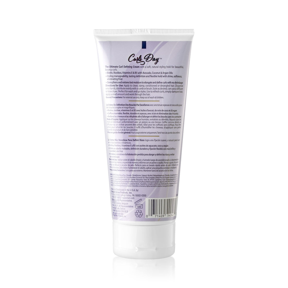 Mane 'n Tail Curls Day Crema Definidora De Curl Con Biotina, Vitamina E Y B5 Rooibos Y Aceite De Coco Para Una Suavidad Natural Suaves Sin Sulfatos Y Parabenos (Crema Definitiva De Rizos) B09Tq3Mr44