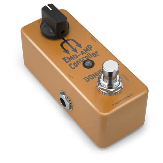 Donner Amp - Pedal atenuador EMO AMP Box driver de señal para guitarra con interruptor de pedal de silencio