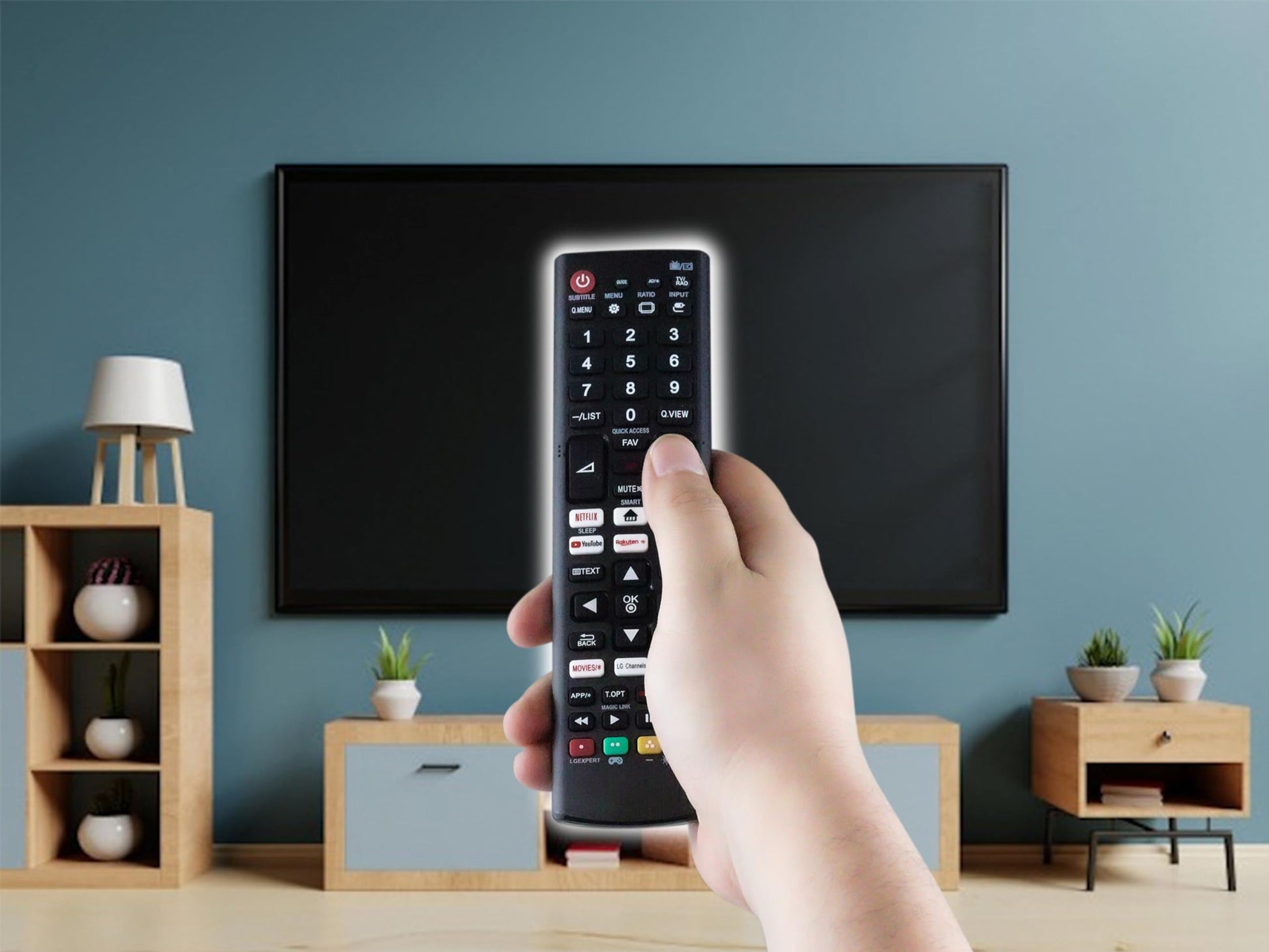 CONTROL EXPERT Control Universal para LG Compatible con Todos los Modelos Smart TV, Pantalla 4k, Directo