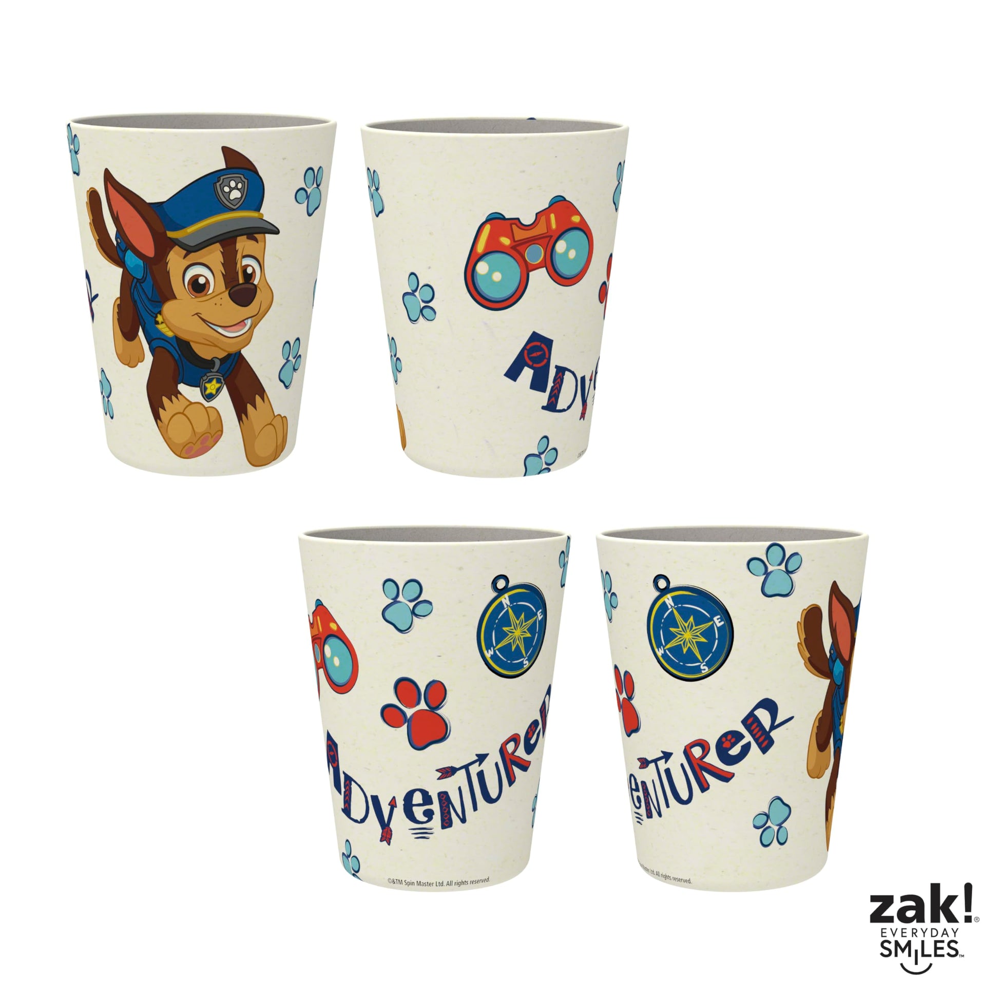 Juego de Vajilla Infantil Zak Designs PAW Patrol Azul y Amarillo Sostenible 3 Piezas