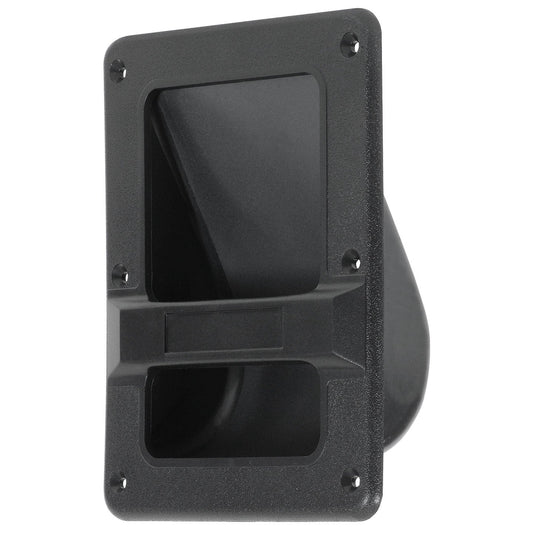 Reliable Hardware Company RH-0528-A - Mango de altavoz de plástico de 2 piezas, color negro