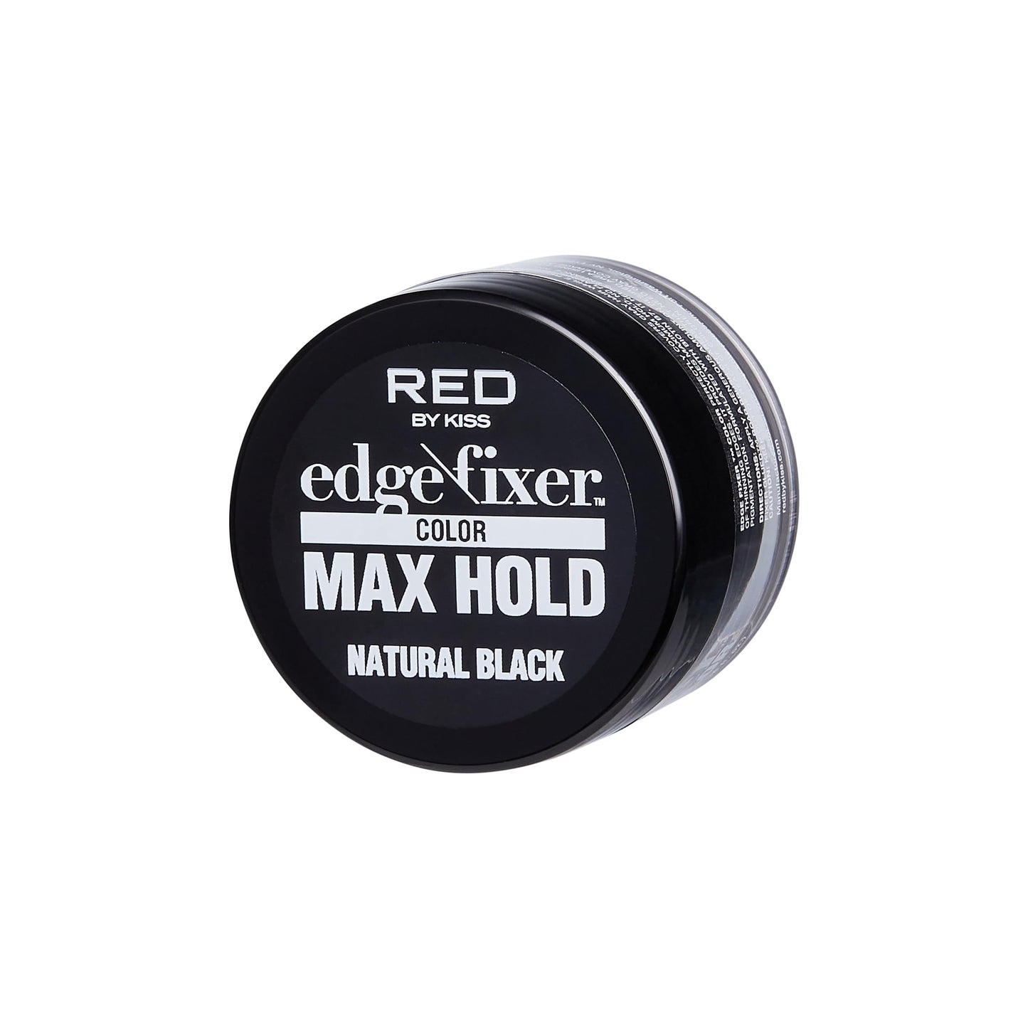 KISS Edge Fixer Color 24 HR Max Hold & 100% Cobertura Gris 30 ml (1.01 US fl.oz) Negro Natural