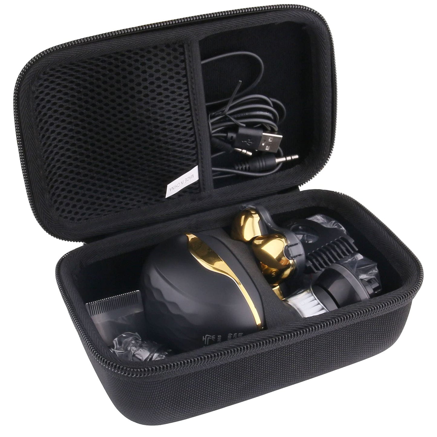 JINMEI Hard EVA Carrying Case Compatible with Men’s 5-in-1 Electric Head Shaver. (Storage Case)
