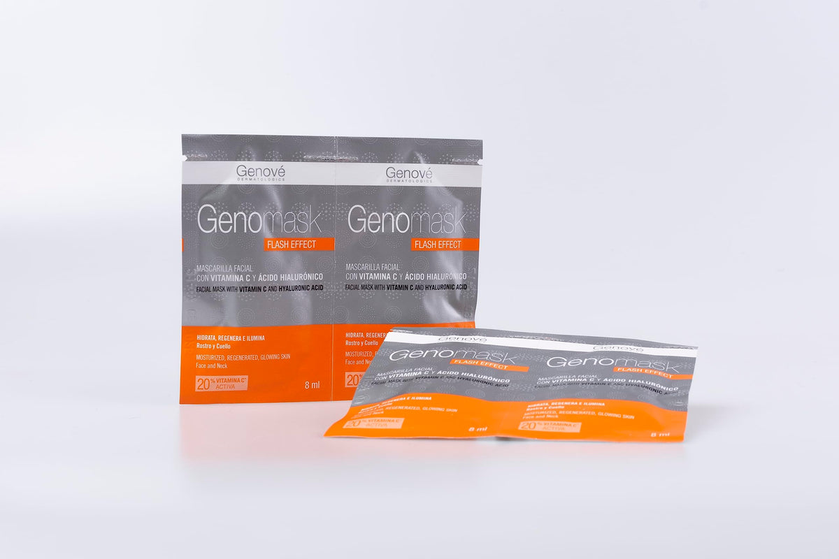 GENOVÉ GENOMASK MASCARILLA FACIAL 6 Sobres X 8 ml GEL