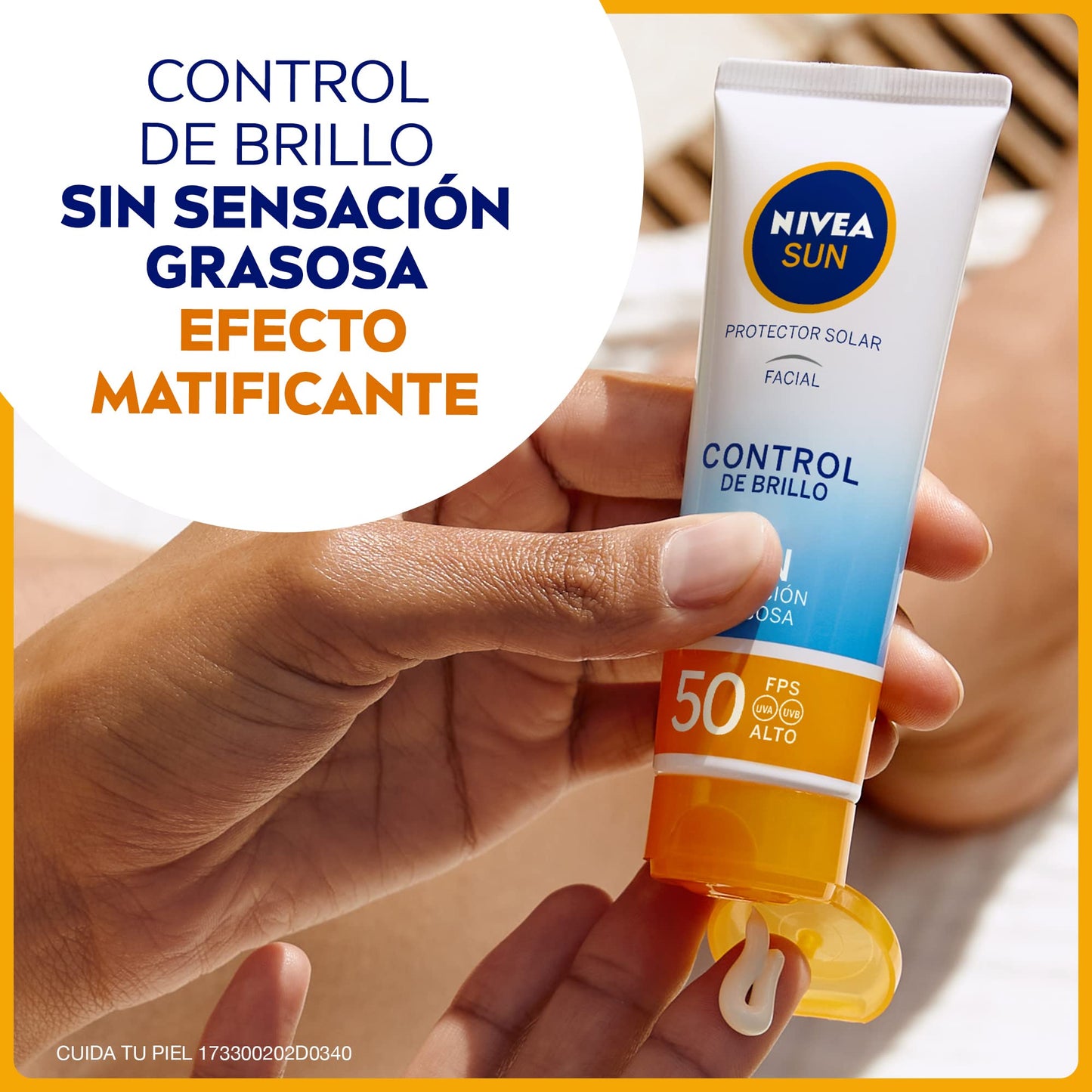 NIVEA Rutina Anti-manchas Rutina Facial Completa Luminous 630 (2 piezas), Enriquecida con Ácido Hialurónico Serum facial 30 ml + Fluido facial FPS50 con Vitamina E 40ml + Sun Protector