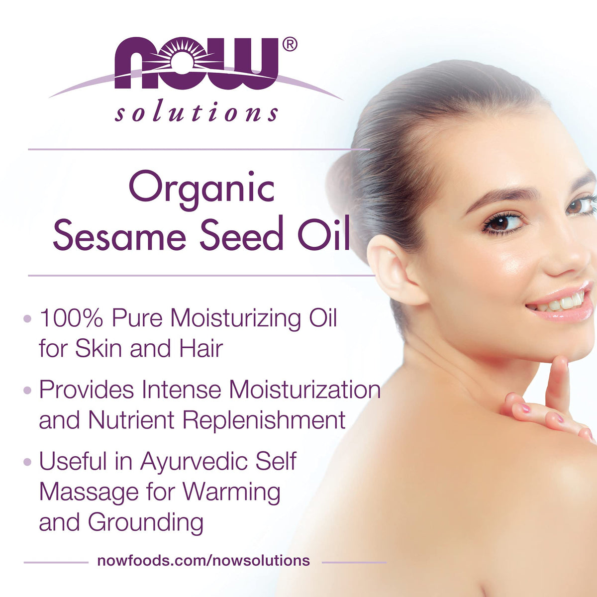 Now Foods | Organic Sesame Seed Oil, 237 Ml