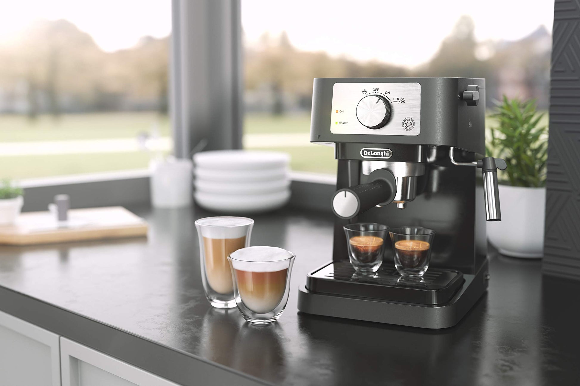 De'Longhi Cafetera Tipo Barista para Espresso EC260BK Stilosa