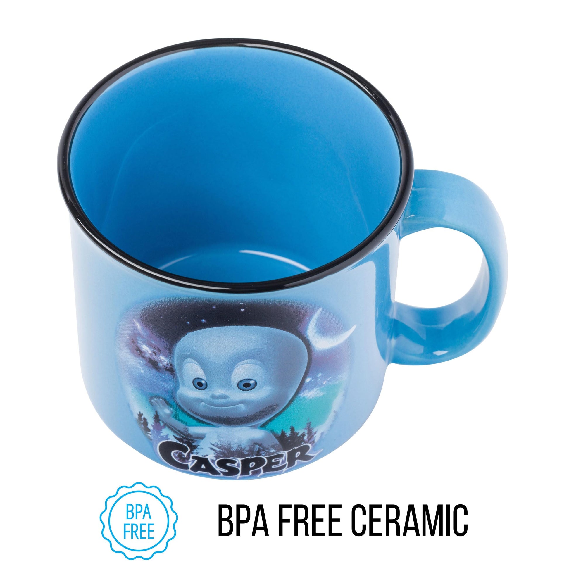 Taza de Cerámica Silver Buffalo Casper the Friendly Ghost Blanca para Campista