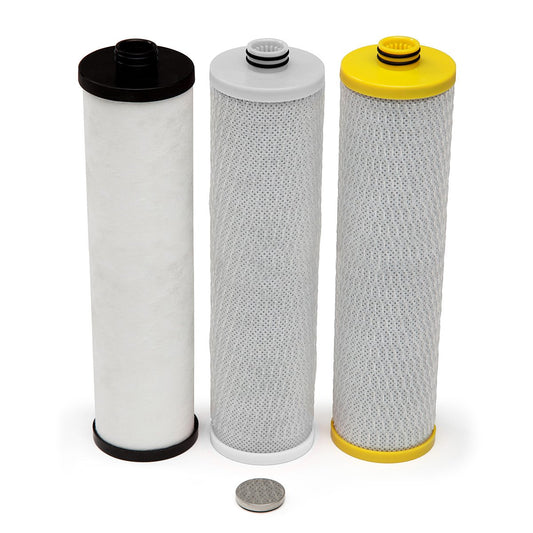 Aquasana AQ-5300+R - Cartrices de repuesto para filtro de agua debajo del fregadero (3 etapas)