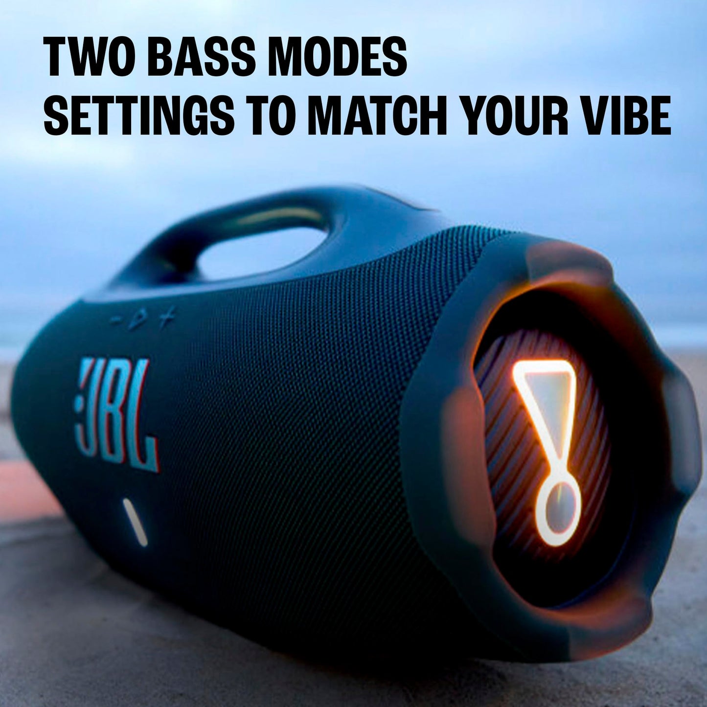 JBL Boombox 4 Bocina Portátil Bluetooth con Sonido Pro (AI Sound Boost), Resistente al Agua y Polvo IP68, hasta 34 Horas de reproducción, Auracast - Azul