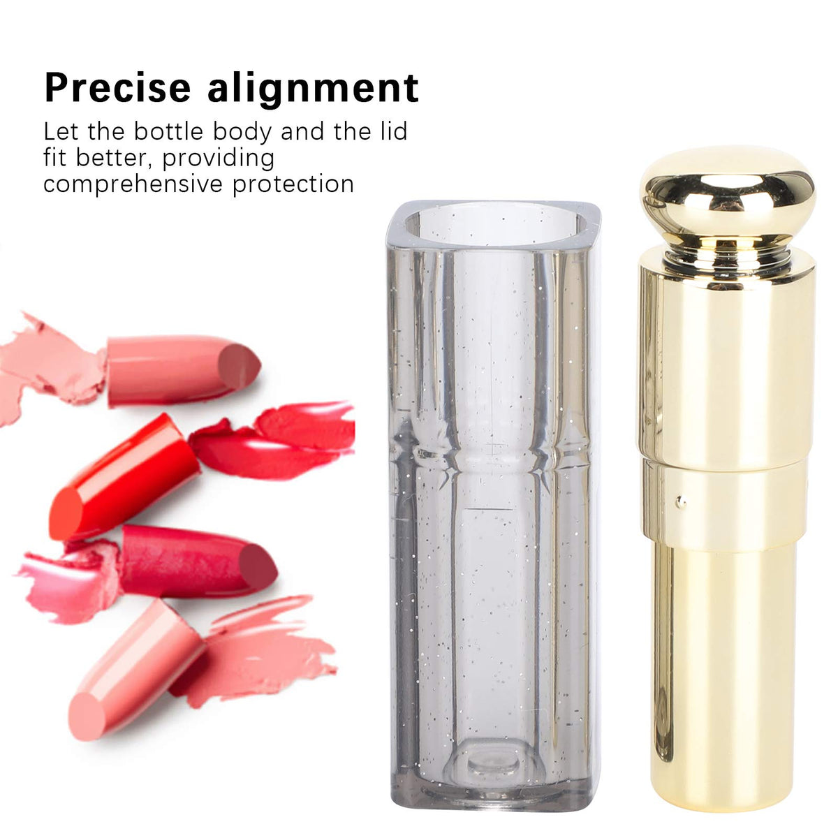 AUHX Tubo Vacío de Lápiz Labial, 10 Piezas, Capacidad Moderada, Apariencia Contenedor Recargable para Hacer Maquillaje