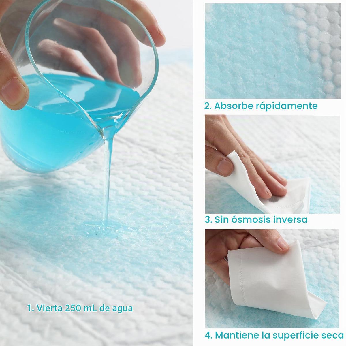 almohadillas para orejas para cambiar pañales de bebé, desechables, de alta absorción, impermeables, portátiles, a prueba de fugas, transpirables, para incontinencia, juego de sábanas, cama, silla, protector de mesa, Rosado, 13*18inch (20pack)