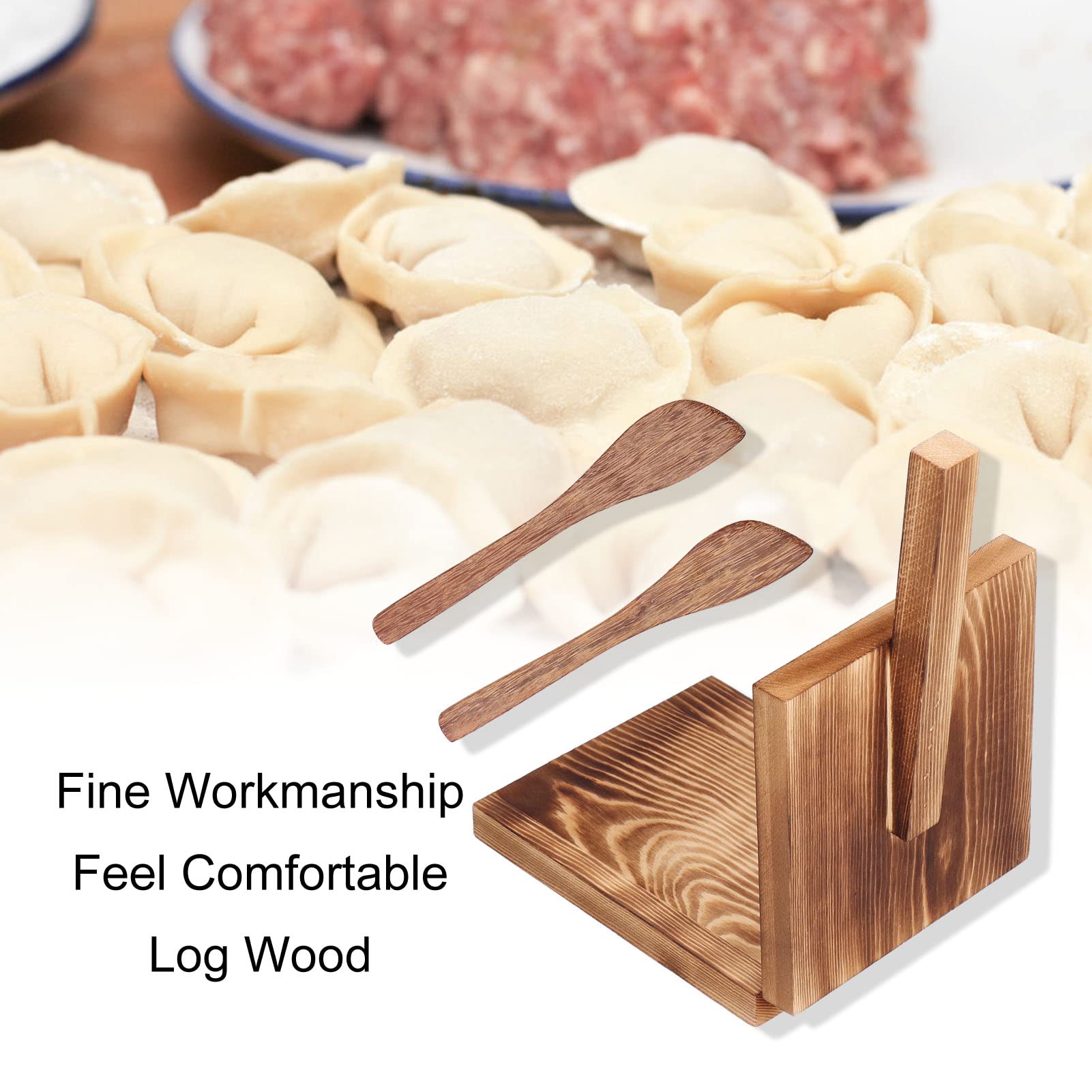 Prensa de Tortillas de Madera Log Wood para el Hogar