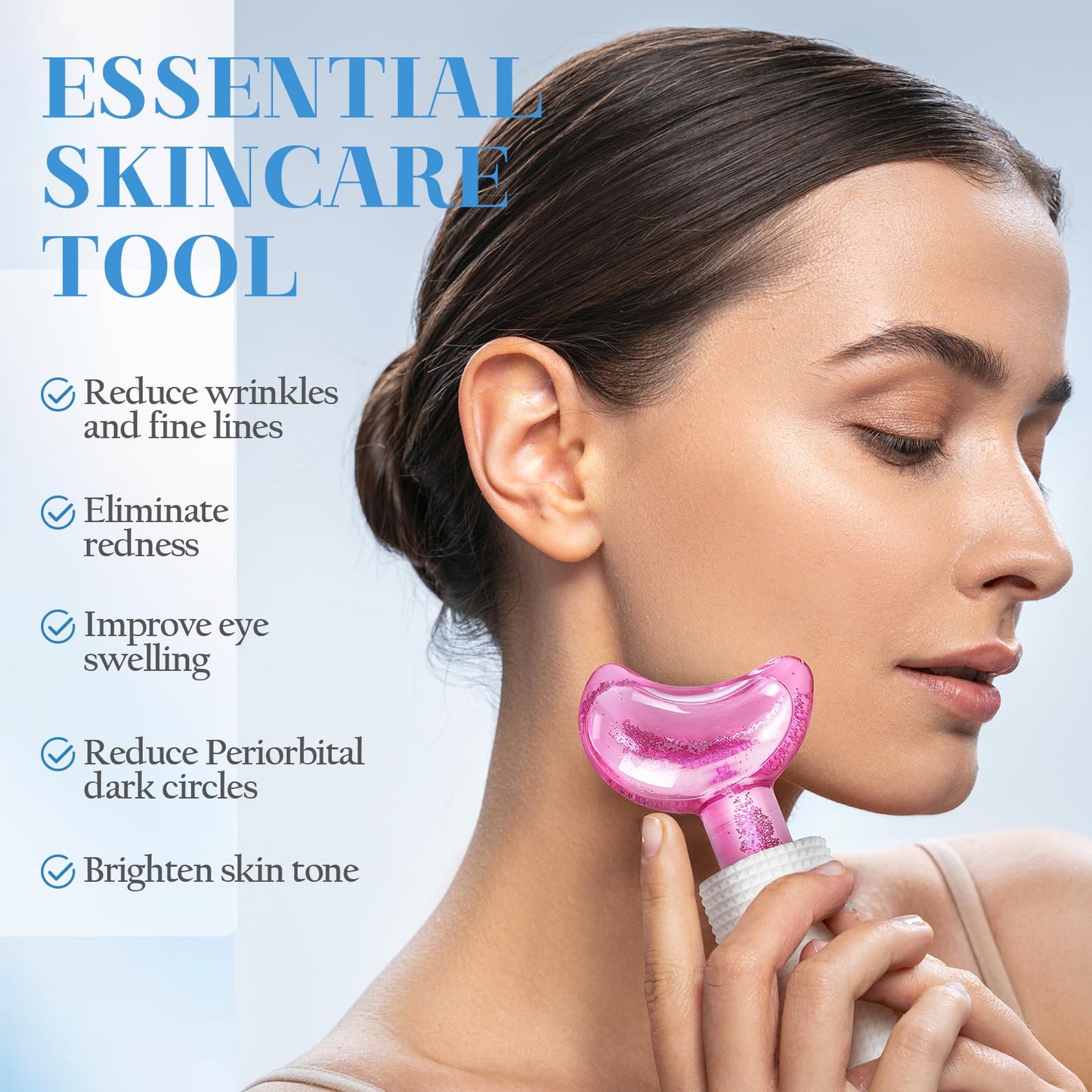 Regalos de Navidad para mujer: globos de hielo facial, idea de regalo para esposa, mamá, novia, madre, hermana, cumpleaños único para ella que tiene todo lo que quiere nada, masajeador facial, herramienta de belleza