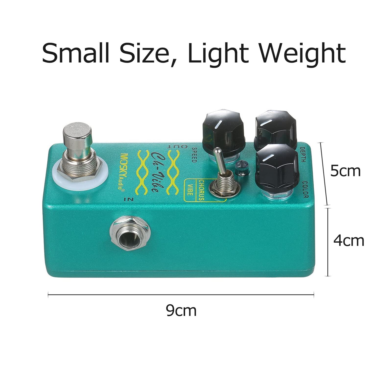 Pedal de Efectos de Guitarra Chorus Vibe Mini Único