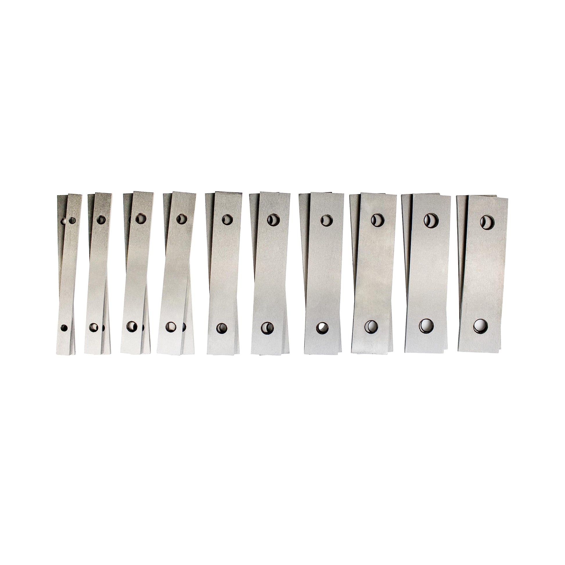 HFS(R) - Juego de acero paralelo de 0.2 pulgadas endurecido (10 pares - 1/8 pulgadas), cuadrado de maquinista, rectificado de precisión y preciso