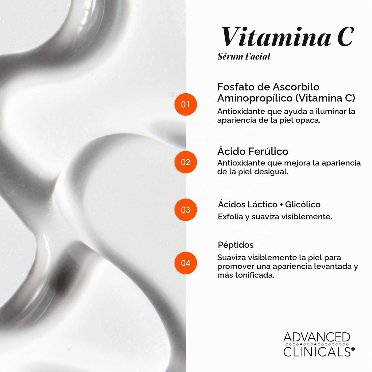 Set Crema Corporal y Suero Facial Advanced Clinicals Iluminación Avanzada con Vitamina C, A. Ferúlico y Aceite de Coco