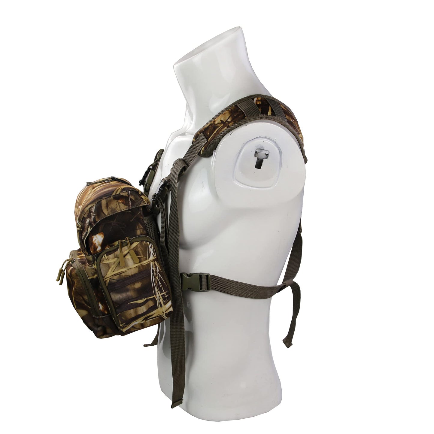 Arnés Binocular MDSTOP Negro con Bolsa para Observación y Caza