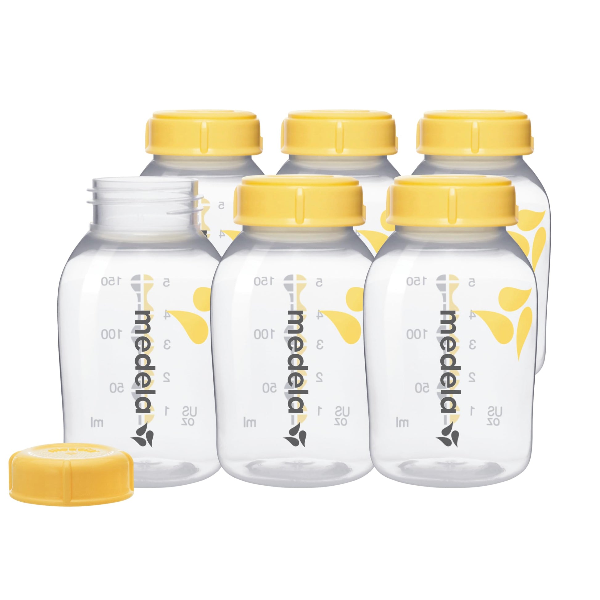 Botellas Medela de Recolección y Almacenamiento de Leche Materna 5 Onzas Pack 6