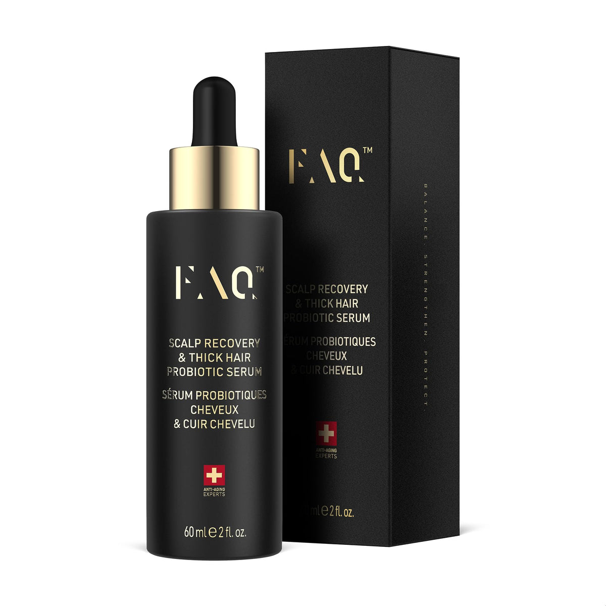 Sérum Probiótico FAQ Extracto Trébol Rojo Cica Tratamiento Reparador Cabello y Cuero Cabelludo