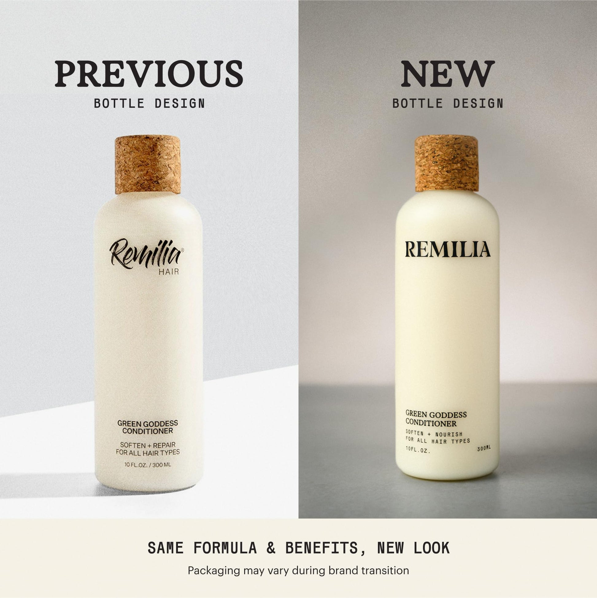 Acondicionador Remilia para Cabello Seco Dañado Diosa Verde con Aceite de Aguacate y Té Verde