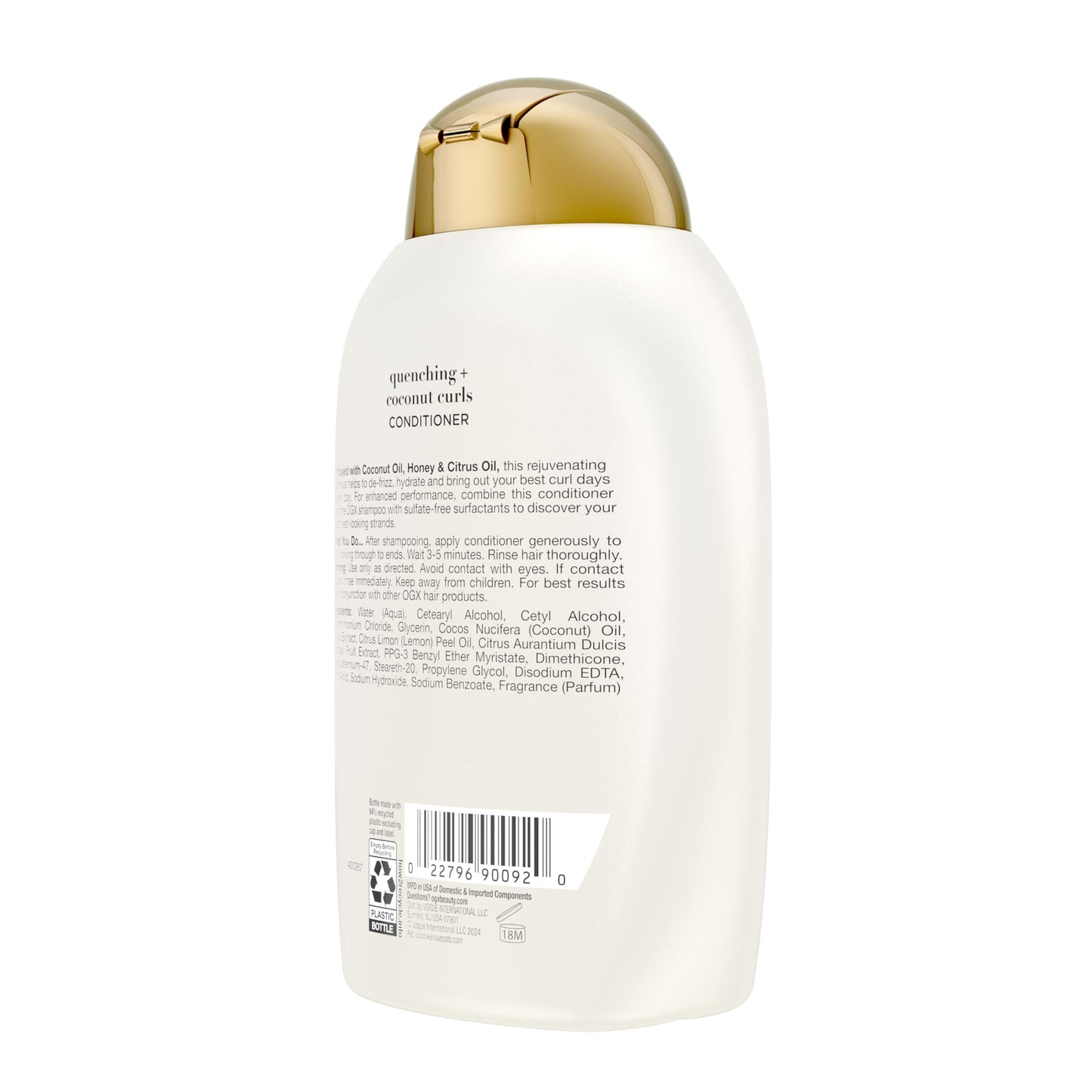 OGX, Acondicionador de Coco para Rizos, 385 ml