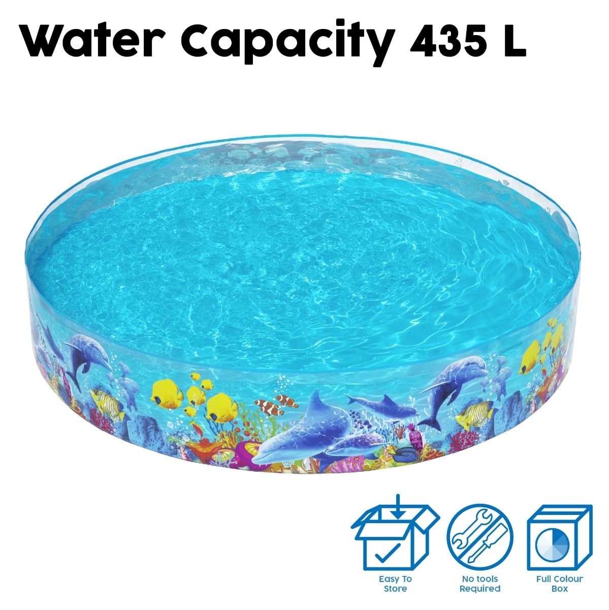 Bestway Fill-N-Fun - Piscina para Remo, 96 x 18 Pulgadas