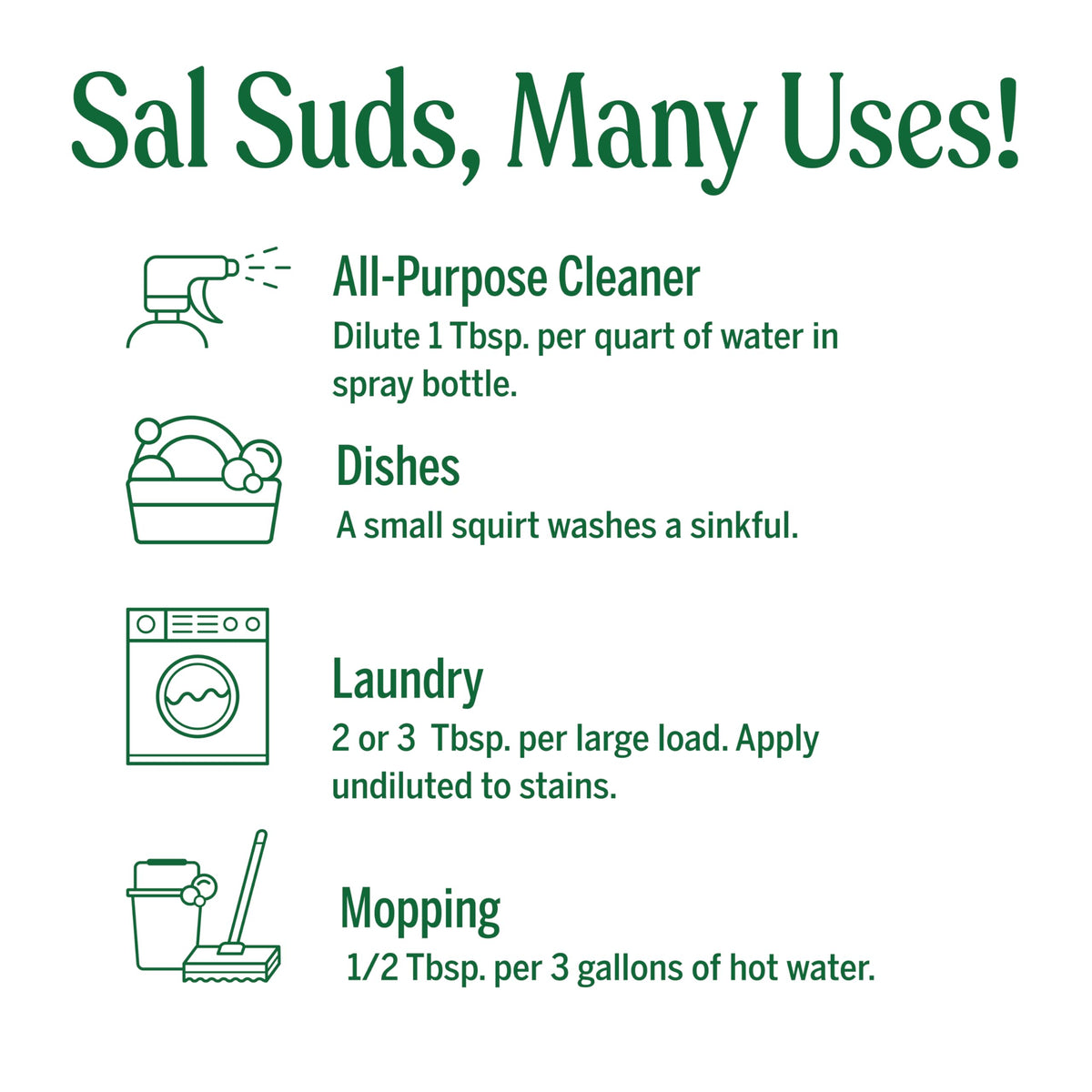 Sal Suds All Purpose Cleanser Liquid-16 oz Brand: Dr. Bronners Magic Soap by Dr. Bronner's