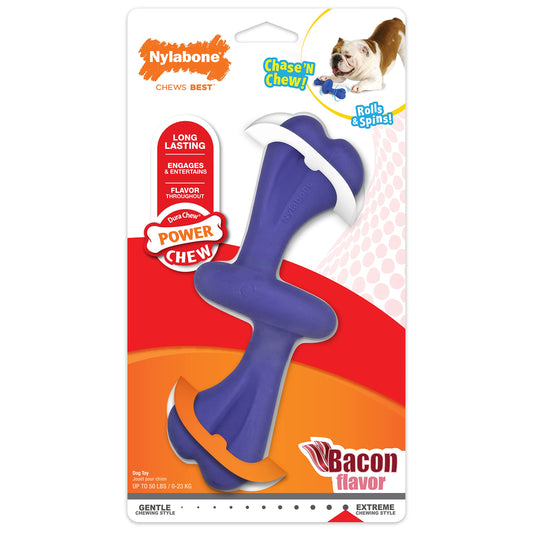 Juguete de Perro Nylabone Sabor Tocino para Masticadores Agresivos Grande Gigante
