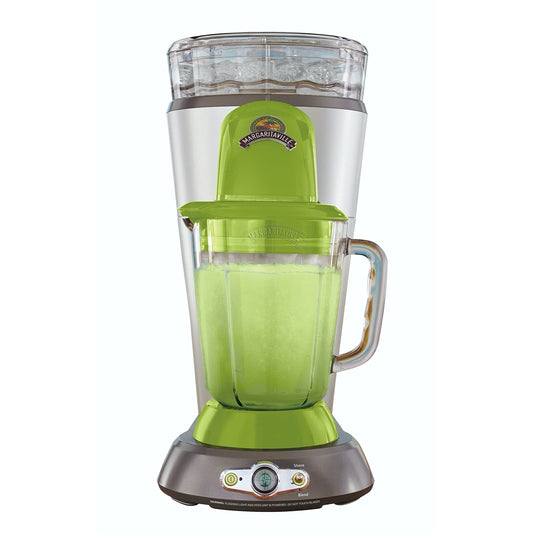 Margaritaville Bahamas - Máquina de margarita congelada de doble modo para uso doméstico con mezclador sin cerebro y jarra de 30 onzas, acero inoxidable