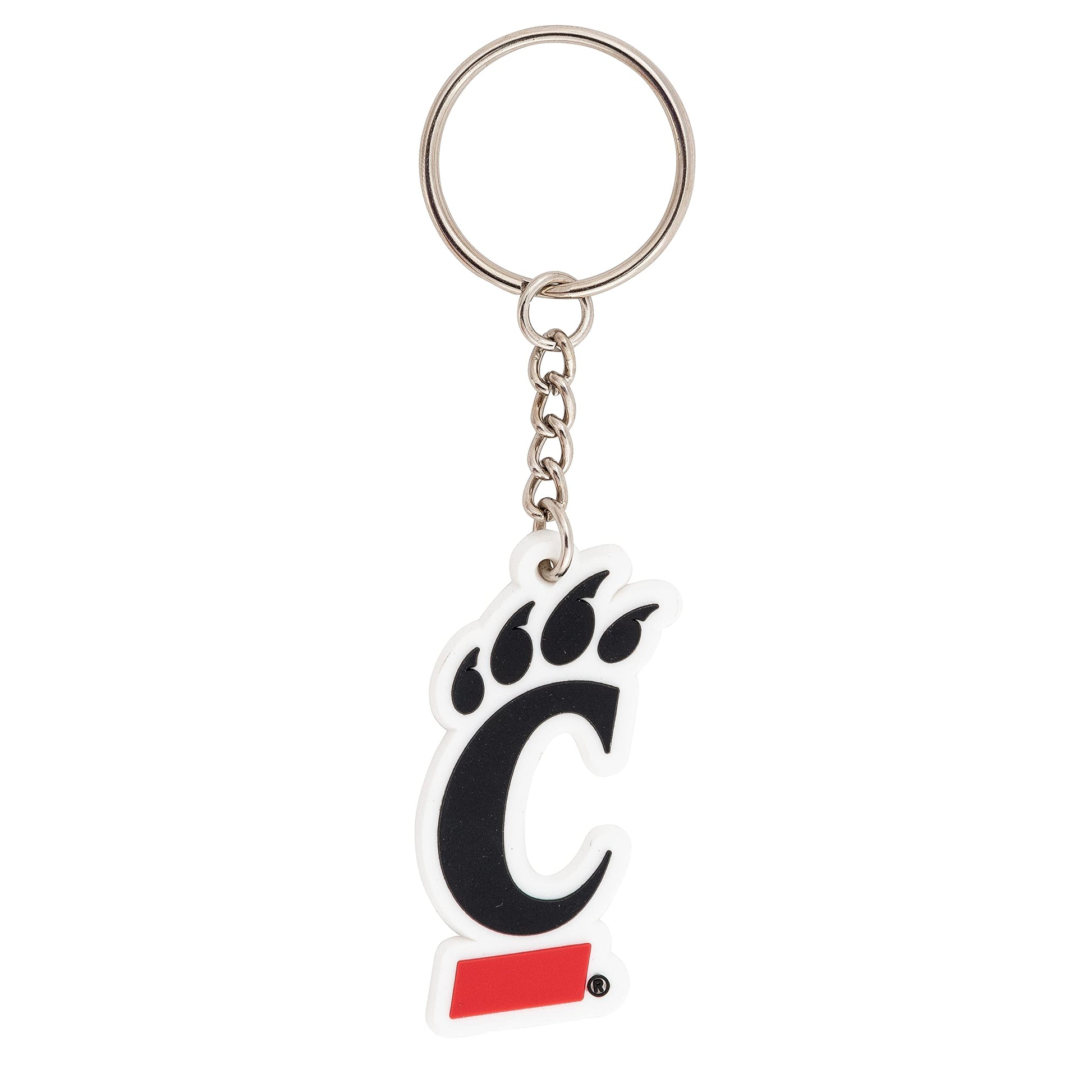 Desert Cactus Llavero de la Universidad de Cincinnati para llaves de coche (PVC A), Rojo -, Talla única