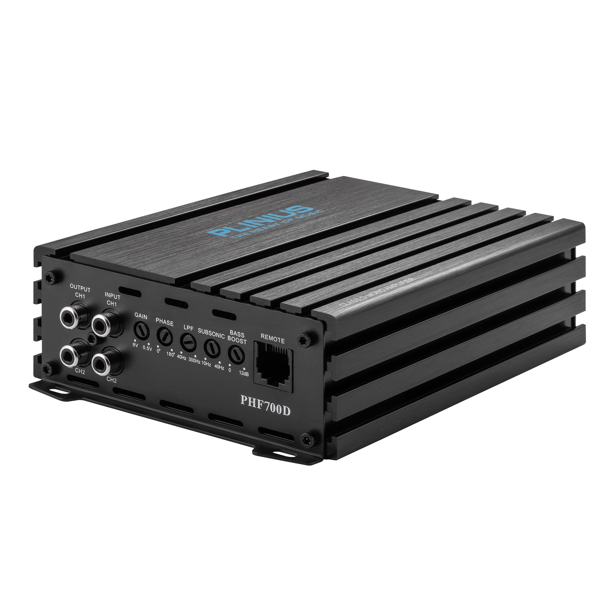Amplificador de Audio Monobloque Clase D Compacto con Fuente de Alimentación Mosfet para Subwoofer 2/4 Ohmios Estable y Entradas de Nivel Bajo y Alto