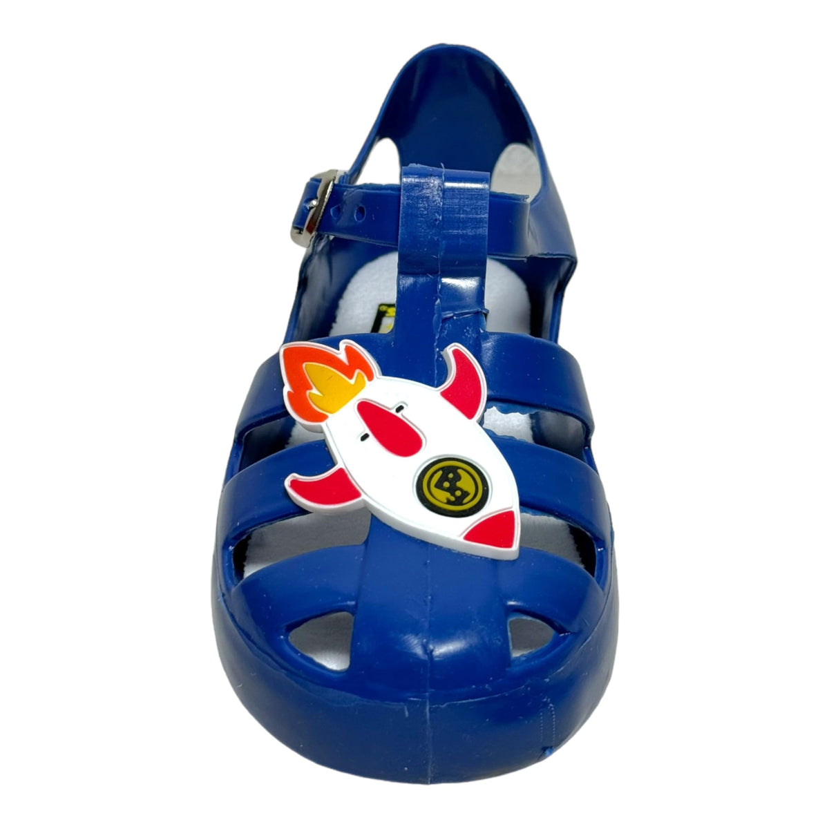 Bubble gummers Huarache Entrenador para IR al baño para Niño y Niña de Plástico Resistente con Adorno (Azul Rey, Sistema Tallas Calzado JP, Bebé, Medición, 17.0 cm)