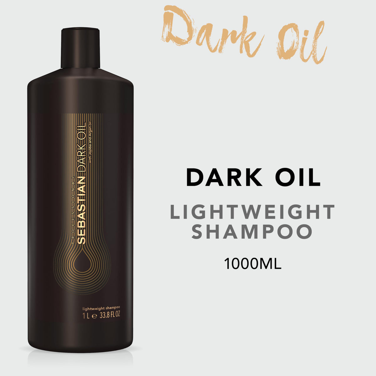 Sebastian Professional Dark Oil Shampoo Ligero Brillo y Suavidad