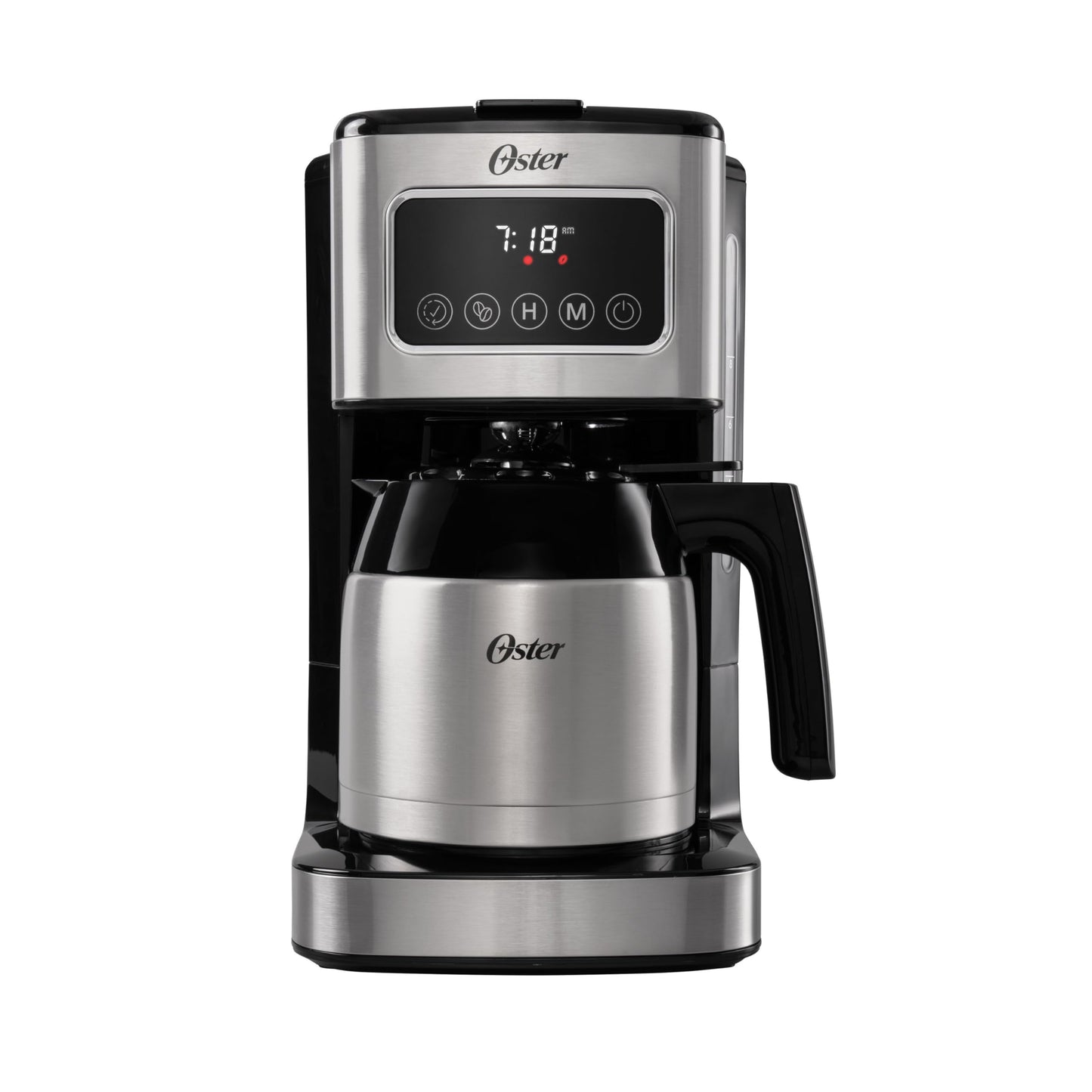 Cafetera de Goteo Oster Negra con Panel Táctil 8 Tazas
