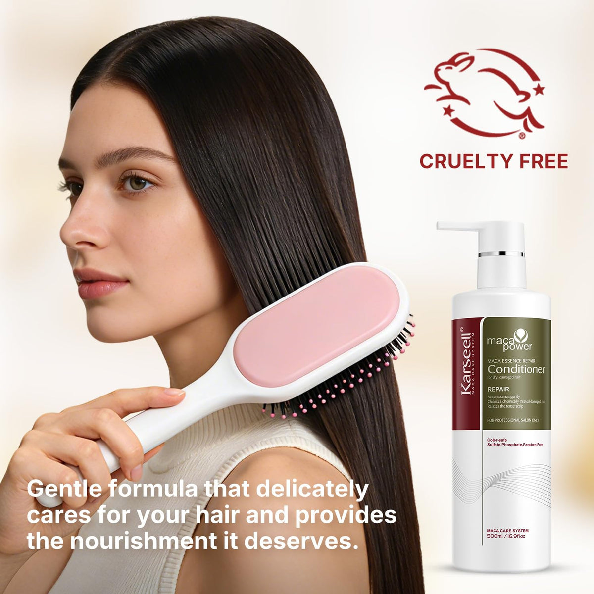 Karseell Acondicionador con Aceite de Argán para Cabello Seco, 16,9 fl.oz