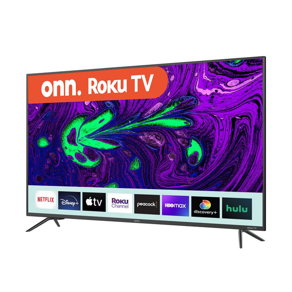 ONN Televisión de 55 Pulgadas Serie 1 Class 4K 2160P Pantalla LED UHD Smart Roku TV con HDR HDMI USB Frecuencia de actualización 60 Hz Funciona con Alexa y Asistente Google (Reacondicionado)