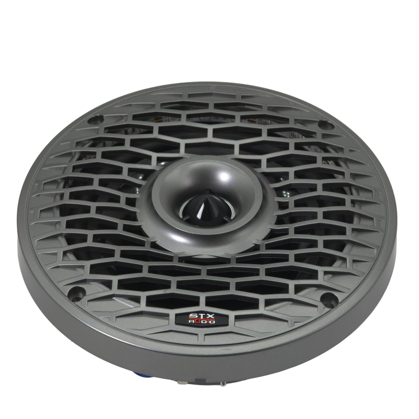 STX Audio MX65.2G Altavoces coaxiales marinos LED RGB de 2 vías de 6.5 pulgadas, 350 W máximo, 4 ohmios, resistentes al agua con control remoto para iluminación RGB (2 altavoces)