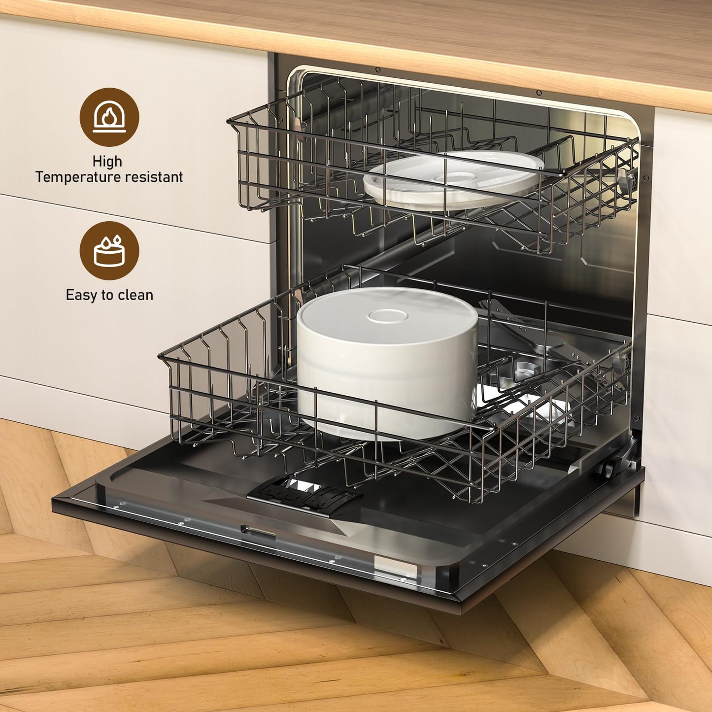 DOOOB - Fuente de agua de cerámica para gatos, fuente de cerámica de 2.1 l/77 onzas, fuente de agua automática de cerámica para gatos, fuente de agua para mascotas con bomba ultra silenciosa y 1