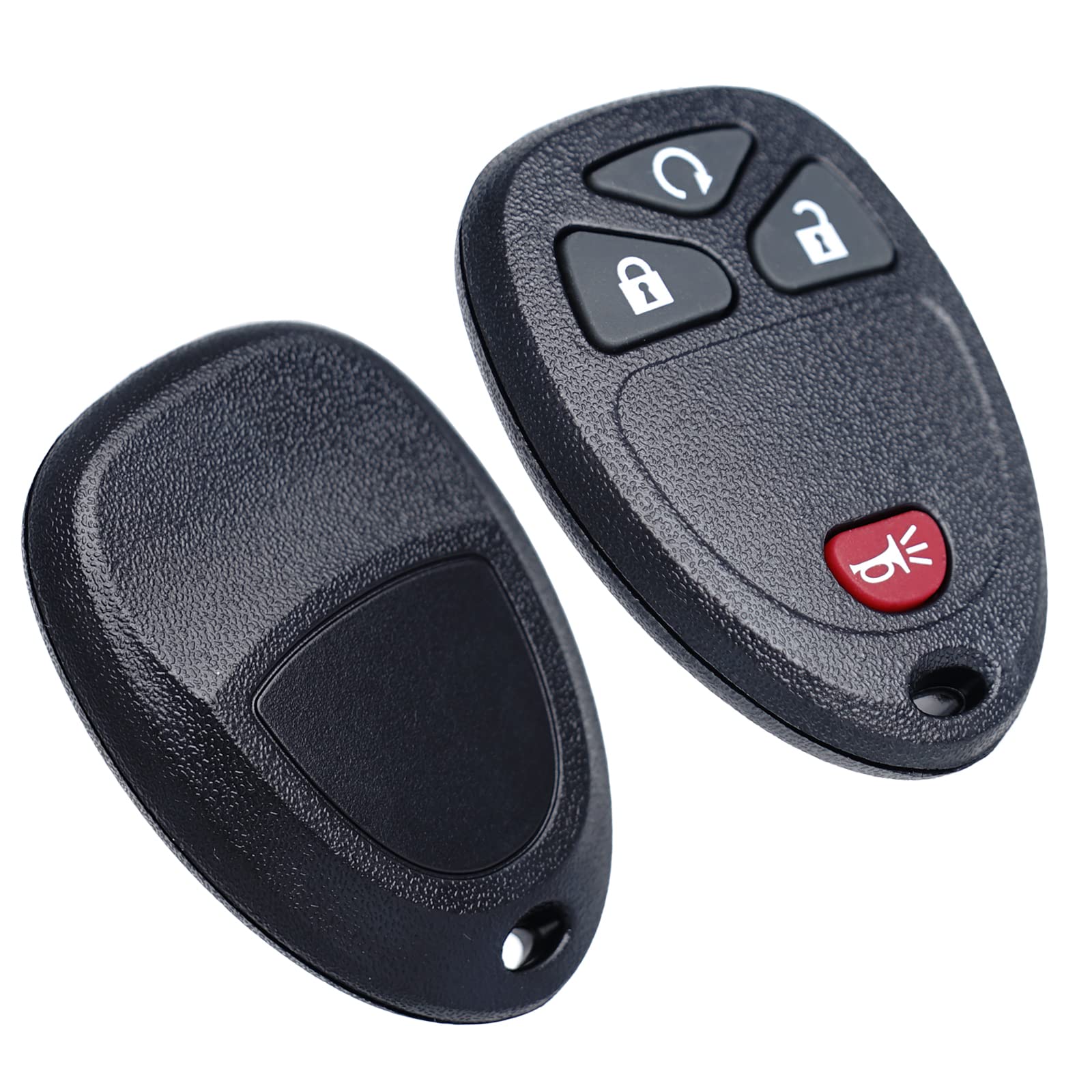 MechanMagic - Llavero de repuesto compatible con Chevy Silverado Avalanche Equinox Express Traverse GMC Yukon Sierra 1500 2500 3500 HD Acadia Savana Buick Enclave 2007-2013 Control remoto de entrada