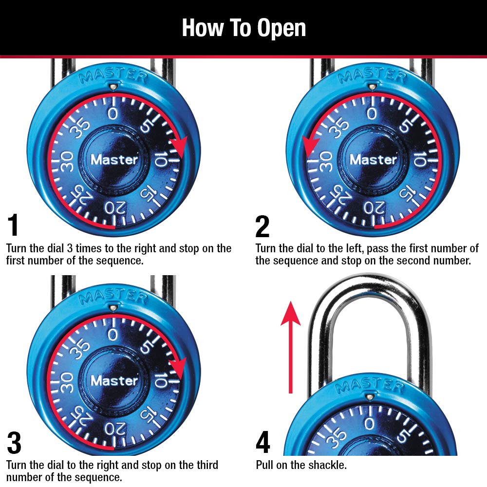 Candado de Combinación Master Lock TRI