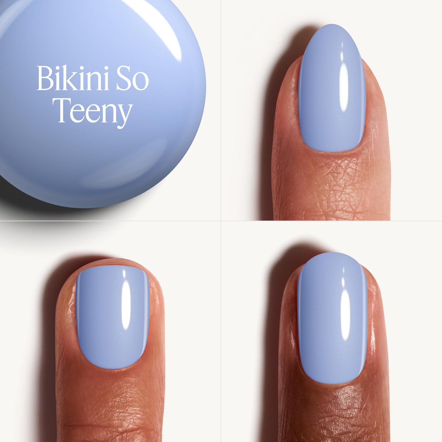 essie nail polish, bikini so teeny, blue shimmer nail polish, 0.46 fl. oz.