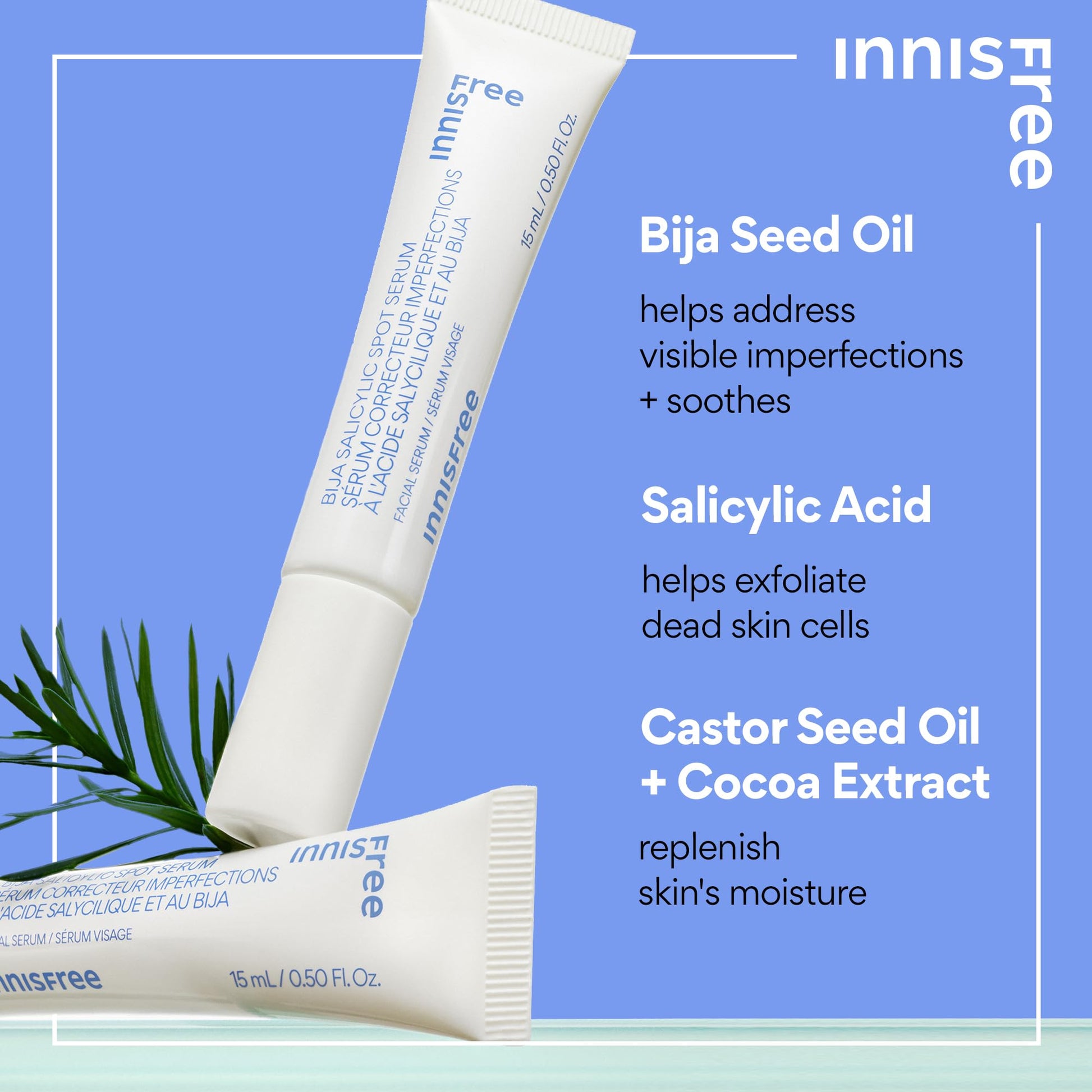 innisfree Clarifying Spot Serum with Bija Seed Oil Face Treatment