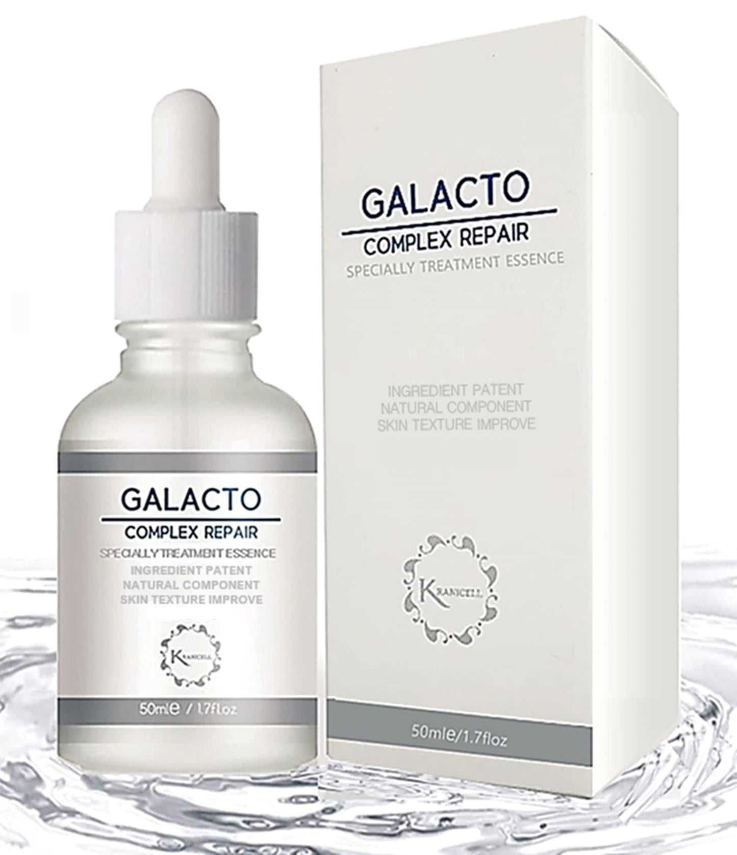 Galactomyces 97, suero facial de acido hialuronico de niacinamida, 1.7 fl oz, esencia facial para antienvejecimiento, antiarrugas, blanqueamiento, brillo, hidratante, calmante, elasticidad de la piel, control de sebo y cicatriz de acne