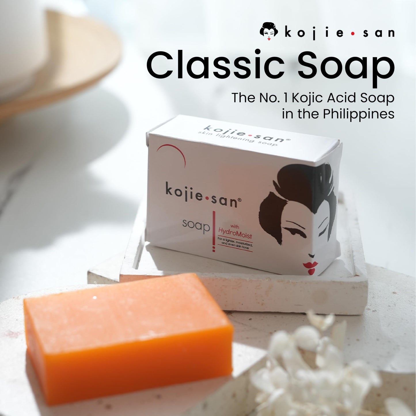 Kojie San Orange Whitening Soap, 3 x 65 g